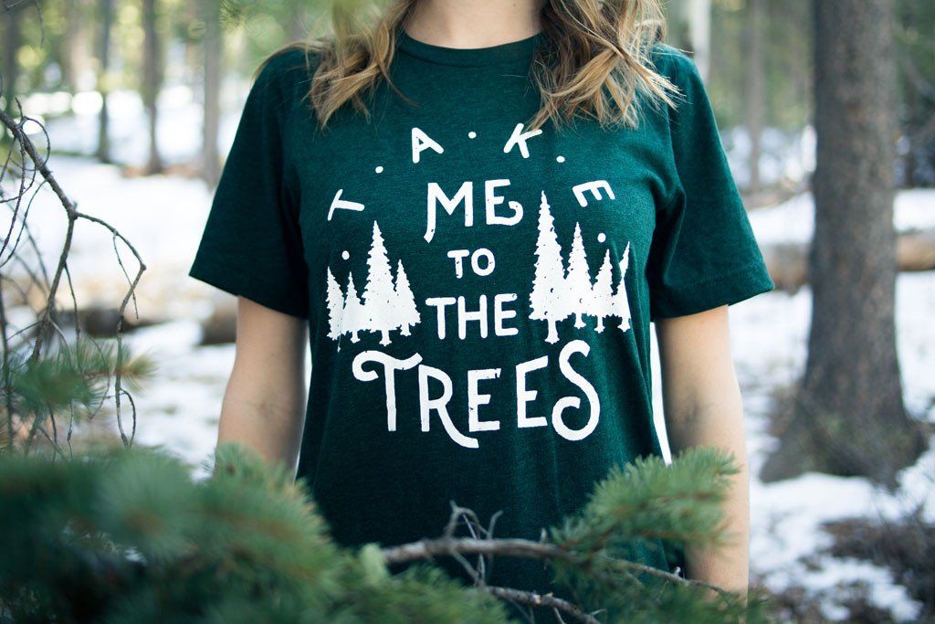 The Trees Tee-Emerald Triblend