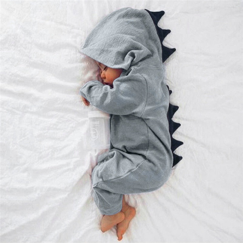 Newborn Infant Baby Boy Girl Dinosaur Hooded