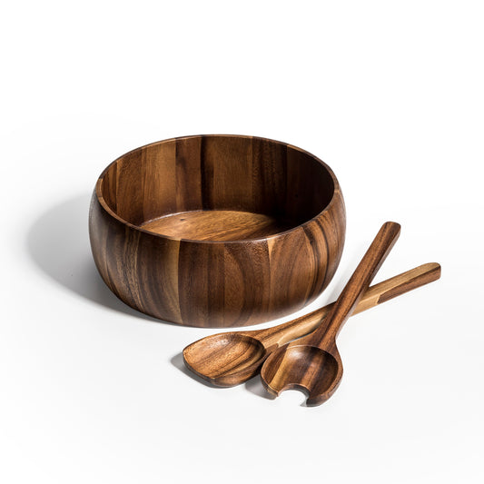 Large Salad Bowl with Servers 332B3